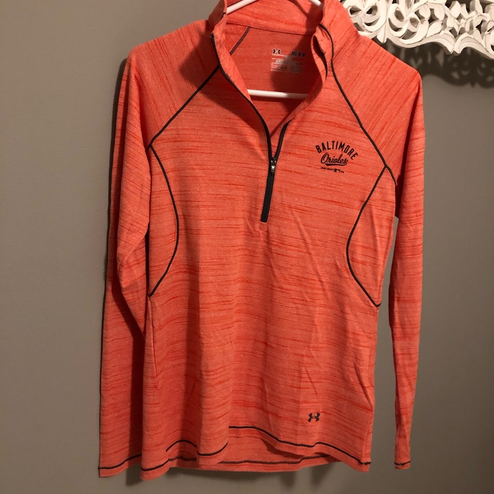Under Armour 3/4 Zip Athletic Shirt Heat Gear